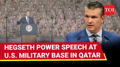 FULL: 'Wokeness & Weakness': Pete Hegseth's Astounding Speech For US Troops In Qatar